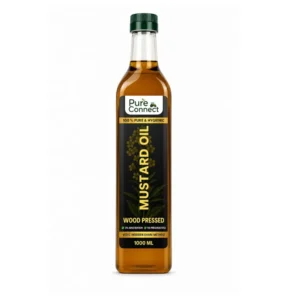 Wood Pressed Mustard Oil – Pure, Kacchi Ghani & Chemical-Free